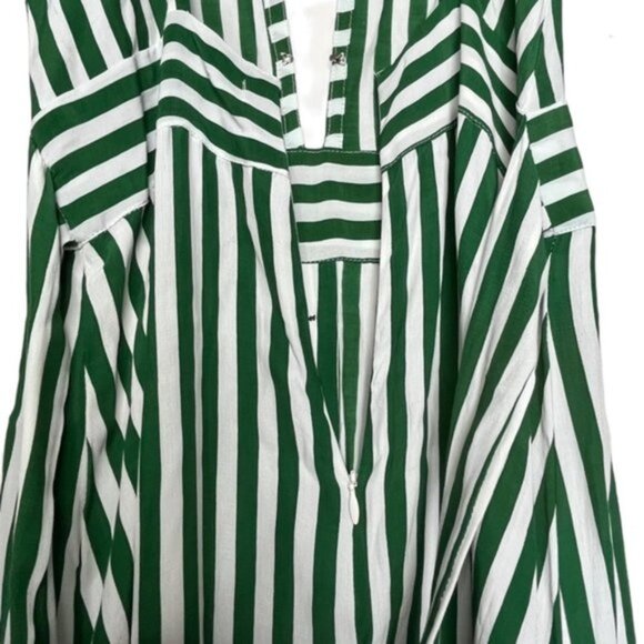 NWT Faithfull The Brand Milan Striped Green Dress Women Size US Small/4 - Picture 8 of 14